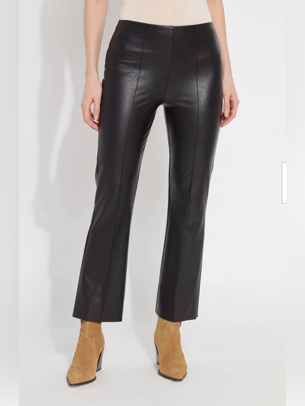 Lysse Elysse High Waist stretch Faux Leather pants -Brand New With Tags